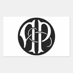 AP Monogram Sticker