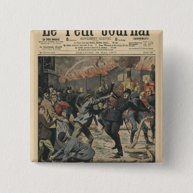 Apache achievements 2 inch square button (Front)