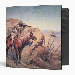 Apache Ambush (oil on canvas) Binder