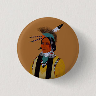 Apache Ben 1 Inch Round Button