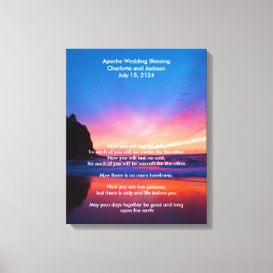 Apache Blessing at Sunrise Canvas Print