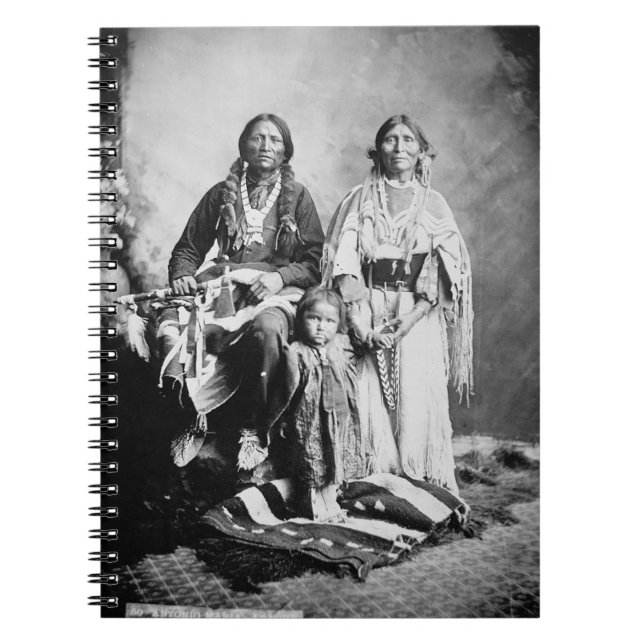 Apache Chief Antonio Maria with his family, 1897 ( Notebook (Front)