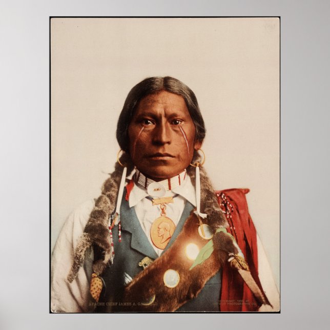 Apache Chief James A. Garfield. Poster (Front)