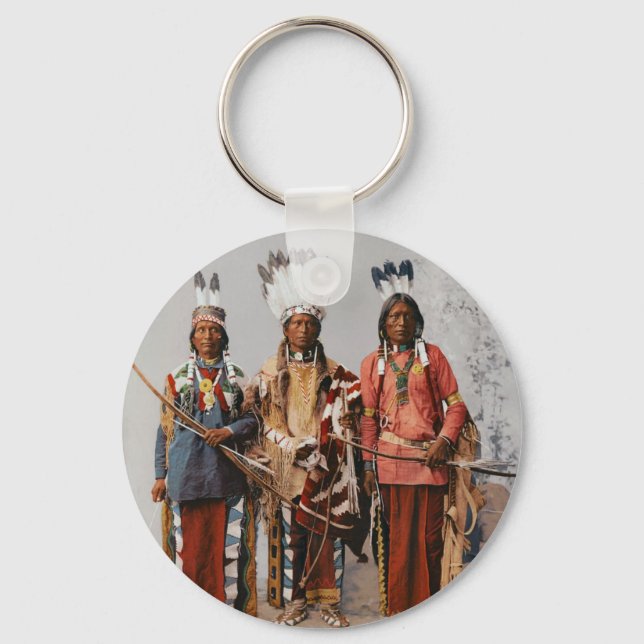 Apache Chiefs Garfield Ouche Te Foya 1899 Keychain (Front)