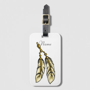 Apache Feathers Thunder_Cove Luggage Tag