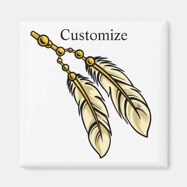 Apache Feathers Thunder_Cove   Magnet (Front)