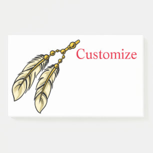 Apache Feathers Thunder_Cove Post-it Notes