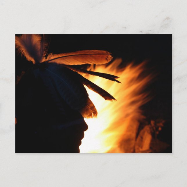 "Apache Fire" Postcard (Front)