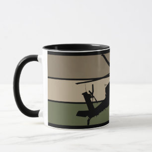 Apache Helicopter Mug