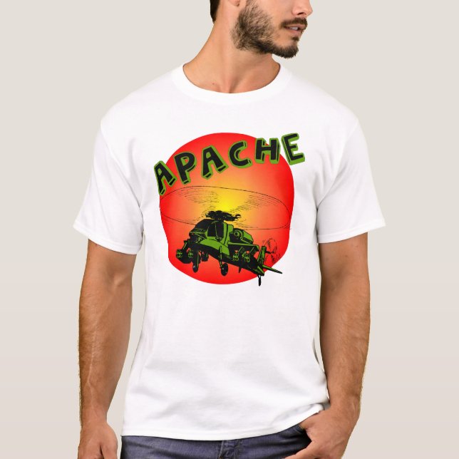 Apache Helicopter T-Shirt (Front)