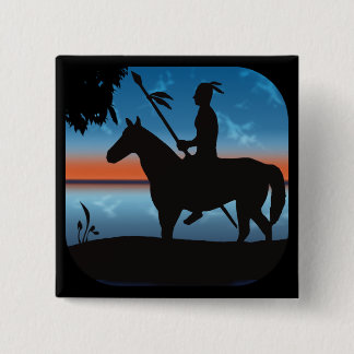 Apache Hunter 2 Inch Square Button