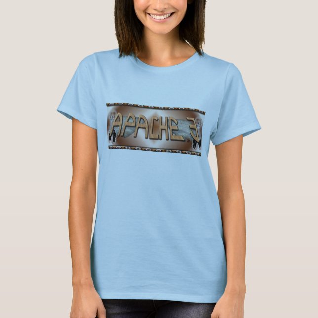 Apache Knife Fighting Tee Shirt (Front)
