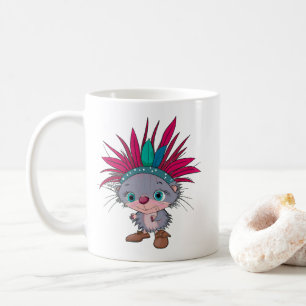 Apache porcupine coffee mug