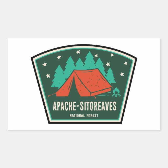 Apache-Sitgreaves National Forests Camping Sticker (Front)