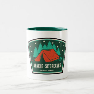 Apache-Sitgreaves National Forests Camping Two-Tone Coffee Mug