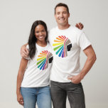 Apache T-Shirt<br><div class="desc">A rainbow coloured stylized Apache</div>