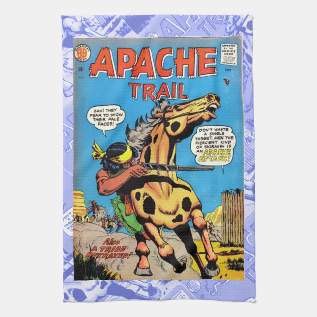 Apache Trail #1 Kitchen Towel (Vertical)