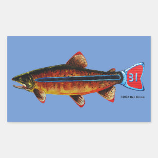 Apache Trout Mug Sticker
