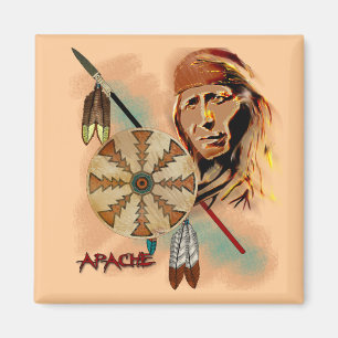 Apache Warrior Magnet