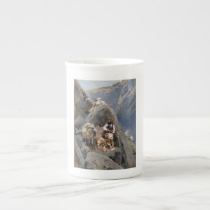 Apache Warriors: Ambush on American Cavalry Bone China Mug
