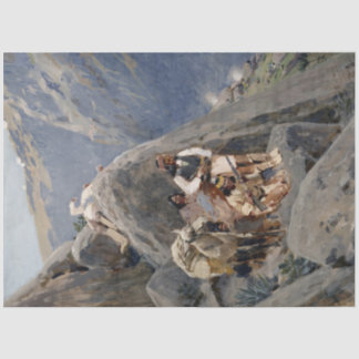 Apache Warriors: Ambush on American Cavalry Tissue Paper