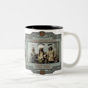 Apache Warriors Providing Homeland Security Two-Tone Coffee Mug