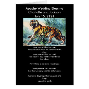 Apache Wedding Blessing Sabre Toothed Tiger