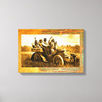 APACHES AND GERONIMO DRIVING A MOTOR CAR