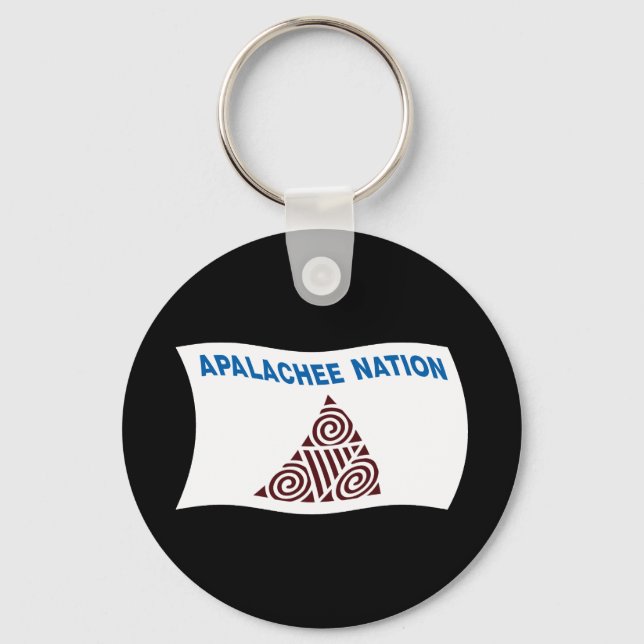 Apalachee Nation Flag Keychain (Front)