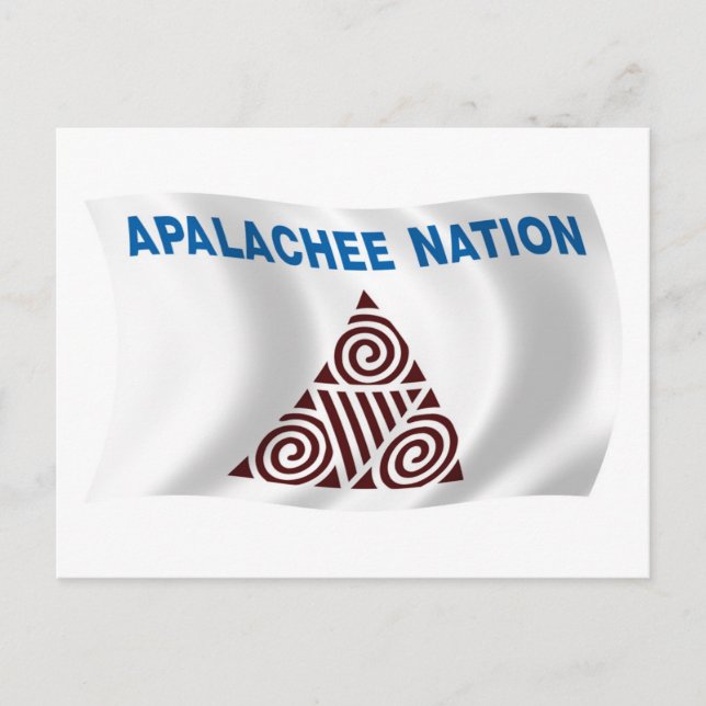 Apalachee Nation Flag Postcard (Front)