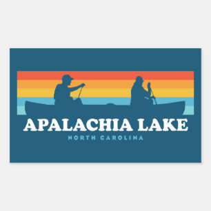 Apalachia Lake North Carolina Canoe Sticker