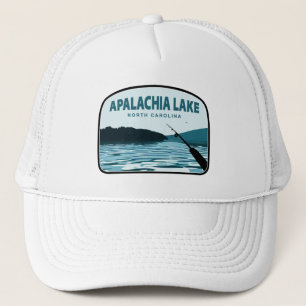 Apalachia Lake North Carolina Fishing Rod Trucker Hat