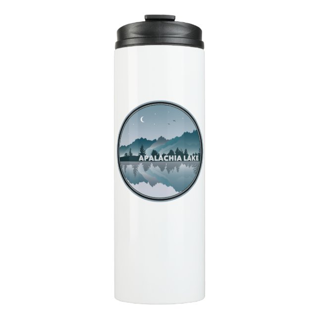 Apalachia Lake North Carolina Reflection Thermal Tumbler (Front)