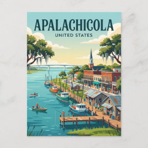 Apalachicola Florida Postcard
