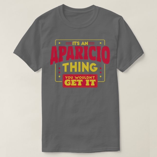 Aparicio T-Shirt (Design Front)