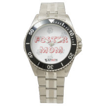 APARN Foster Mom Classic Stainless Steel Watch