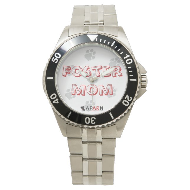 APARN Foster Mom Classic Stainless Steel Watch (Front)