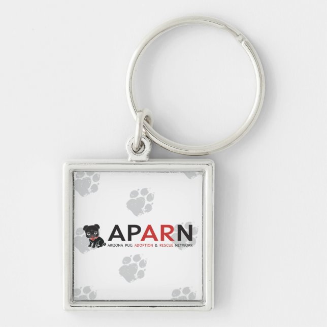 APARN Logo Premium Square Keychain (Front)