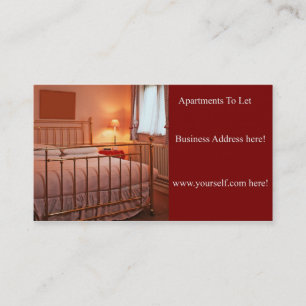 Apartment business card