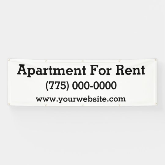 Apartment For Rent 8 Foot Banner