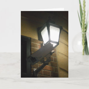 "Apartment Light & Security Camera" Get Well Card