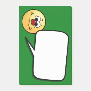 Apathetic Face Grumpey Post-it Notes