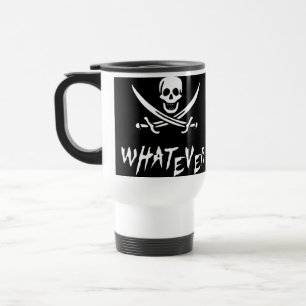 "Apathetic Roger" Pirate {Whitebeard} Travel Mug