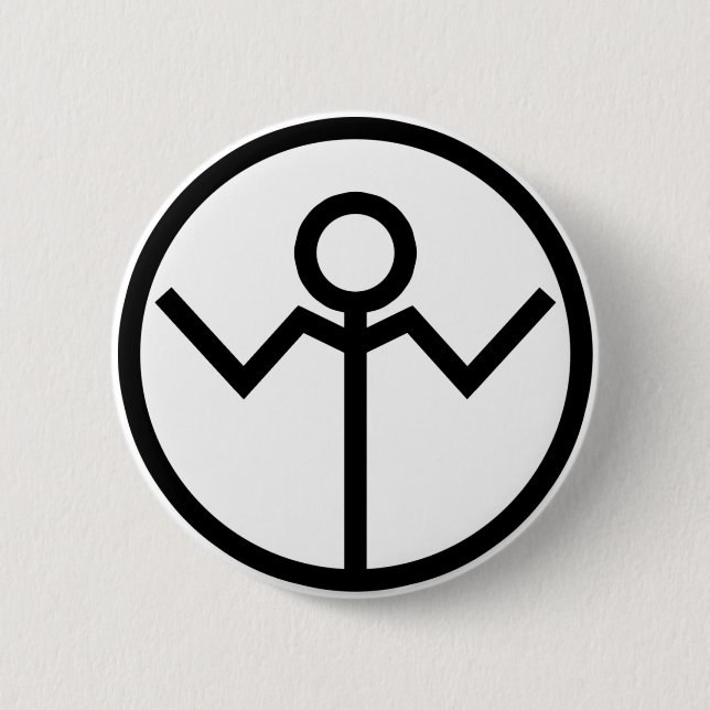 Apathy Corp 2 Inch Round Button (Front)