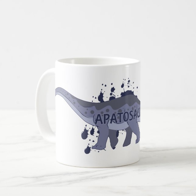 Apatosaurus Coffee Mug (Front Left)
