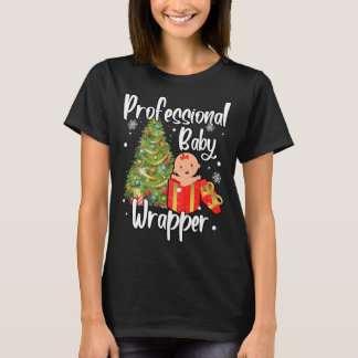 APDL Professional Baby Wrapper Funny Christmas NIC T-Shirt