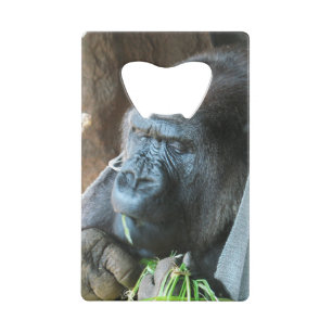 Ape hood ~ Japanese Gorilla Eating Wallet Bottle Opener