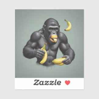 Ape King Custom-Cut Vinyl Sticker