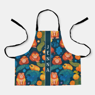 Ape Mosaic Colourful Custom Pattern Apron