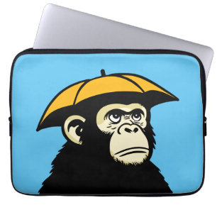 Ape no like rain laptop sleeve